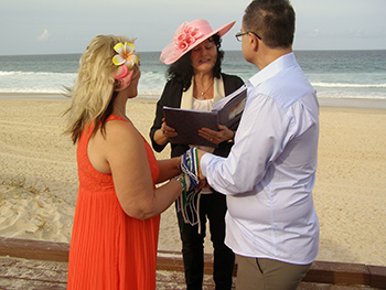 Pina & Marcello Handfasting Renewal of Vows Main Beach Gold Coast